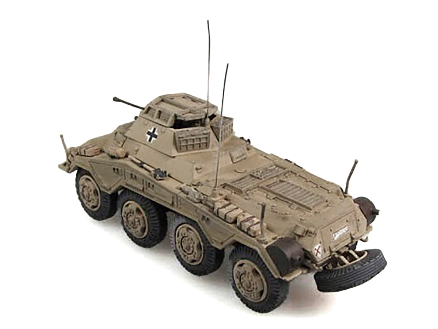 Sd.Kfz. 234/1 Armored Vehicle "6th Panzer Division Czechoslovakia" (1945) German Army 1/72 Diecast Model by Panzerstahl