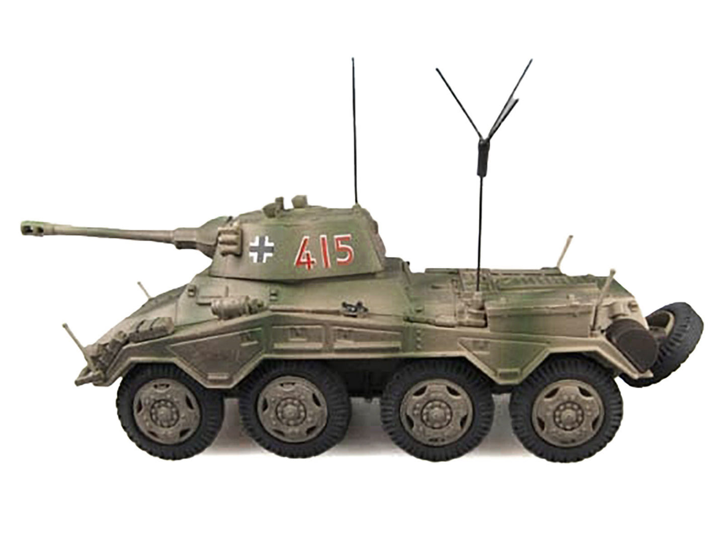 Sd.Kfz. 234/2 "Puma" Armored Vehicle "#415 Unidentified Unit France" (1944) German Army 1/72 Diecast Model by Panzerstahl