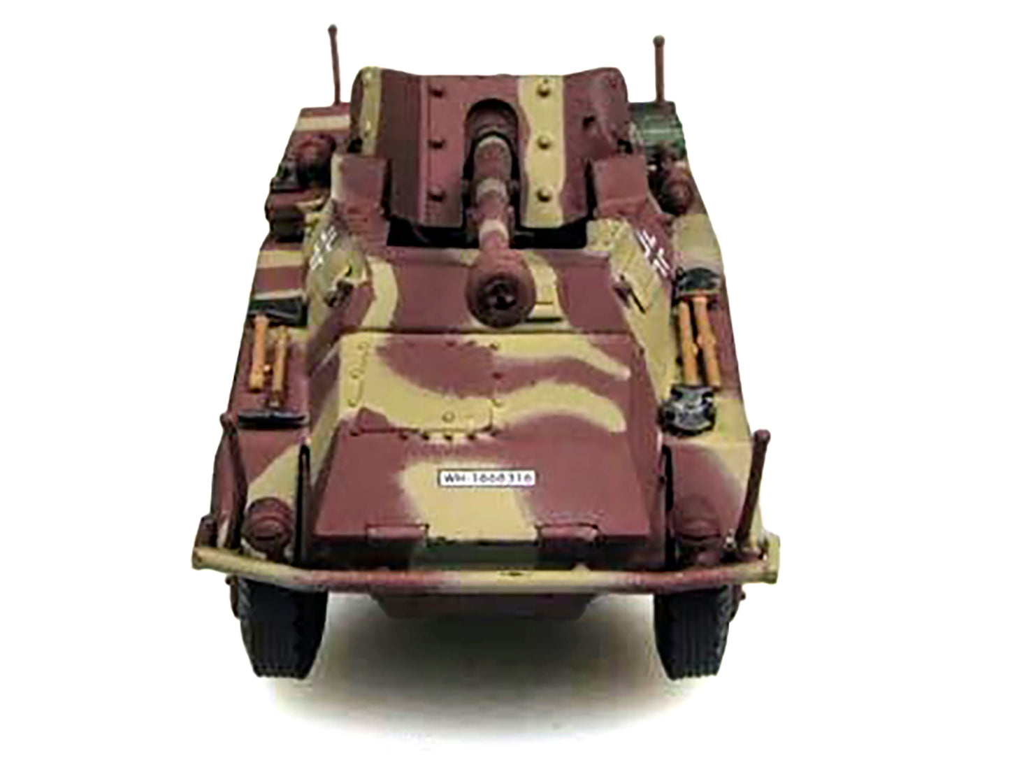 Sd.Kfz. 234/4 Armored Vehicle "Unidentified Unit Western Front" (1945) German 1/72 Diecast Model by Panzerstahl