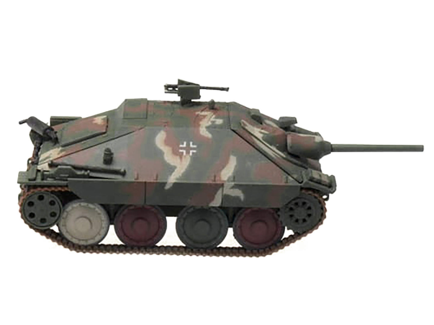 Hetzer (Starr) Tank Destroyer "Kampfgruppe Milowitz Prague" (1945) German Army 1/72 Diecast Model by Panzerstahl