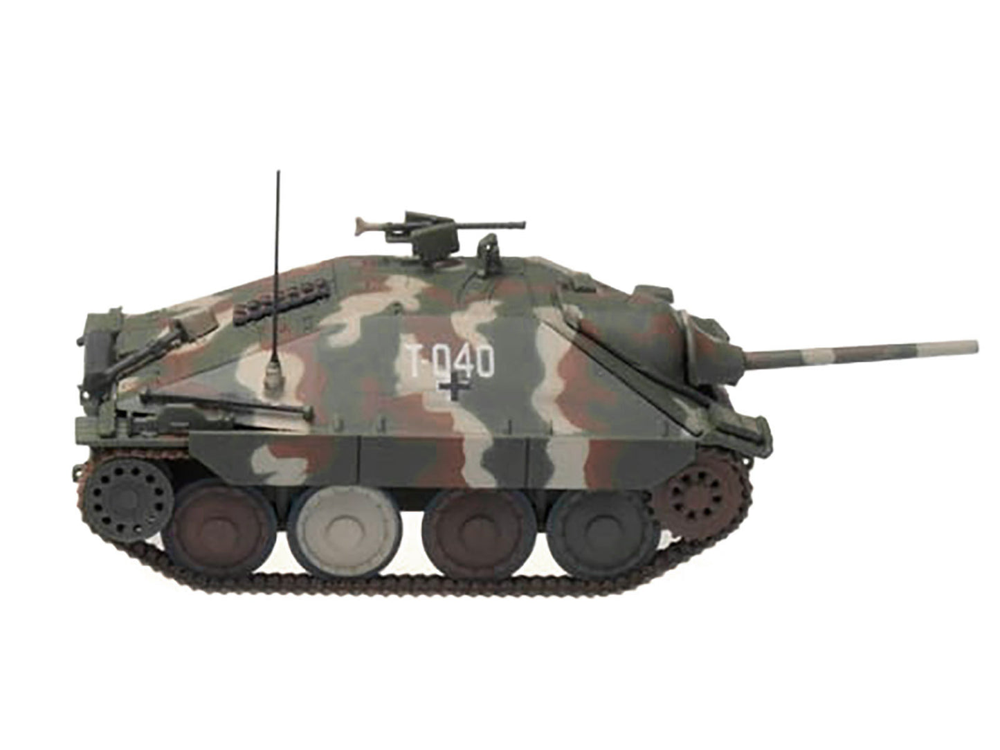 Hetzer (Mid Prod) Tank Destroyer "T-040 Marika 2nd Hungarian Panzer Division Balaton" (1945) German Army 1/72 Diecast Model by Panzerstahl