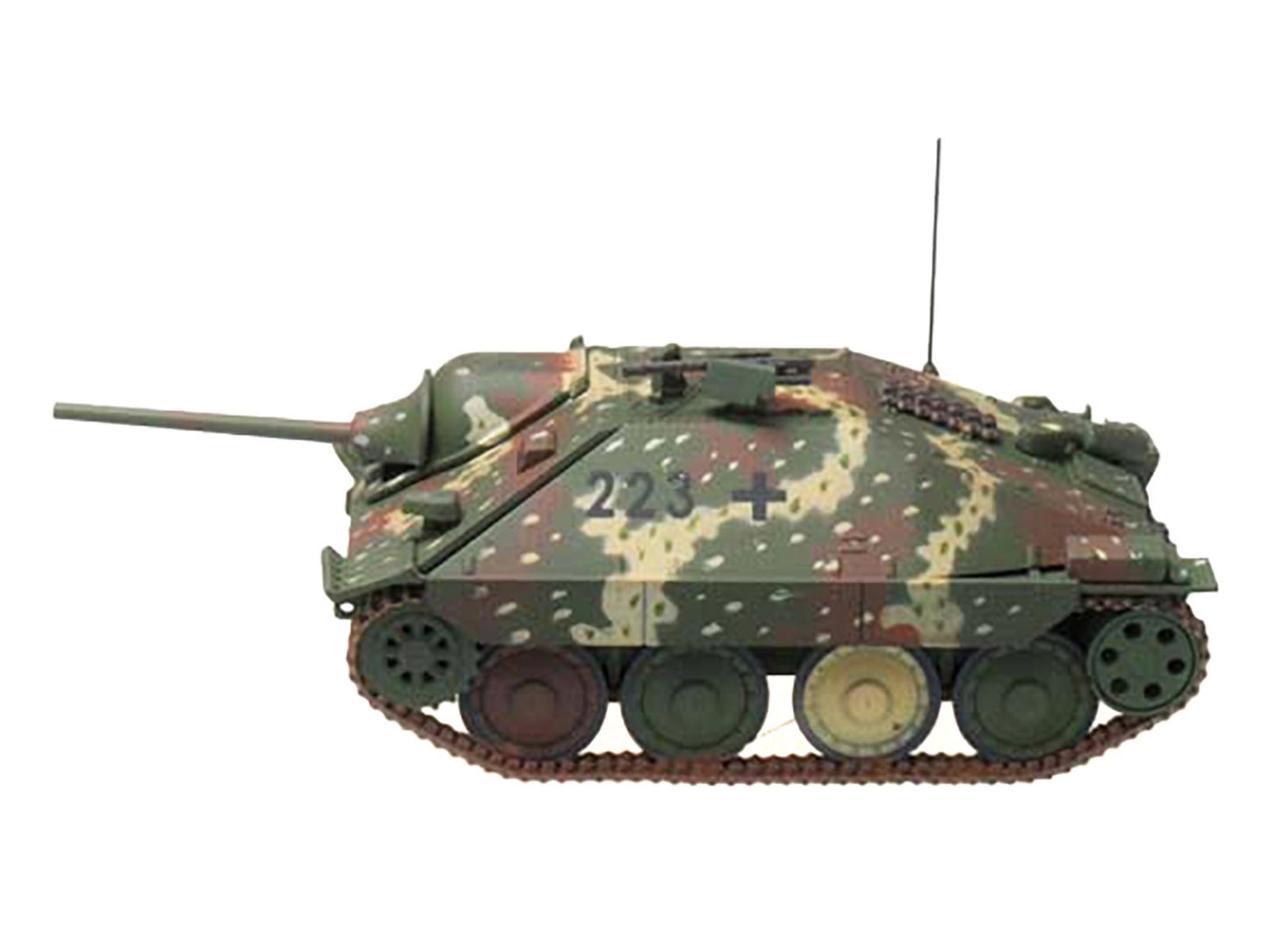 Hetzer (Mid Prod) Tank Destroyer "#223 H.Pz.Jg.Abt 741 Western Front" (1944) German Army 1/72 Diecast Model by Panzerstahl