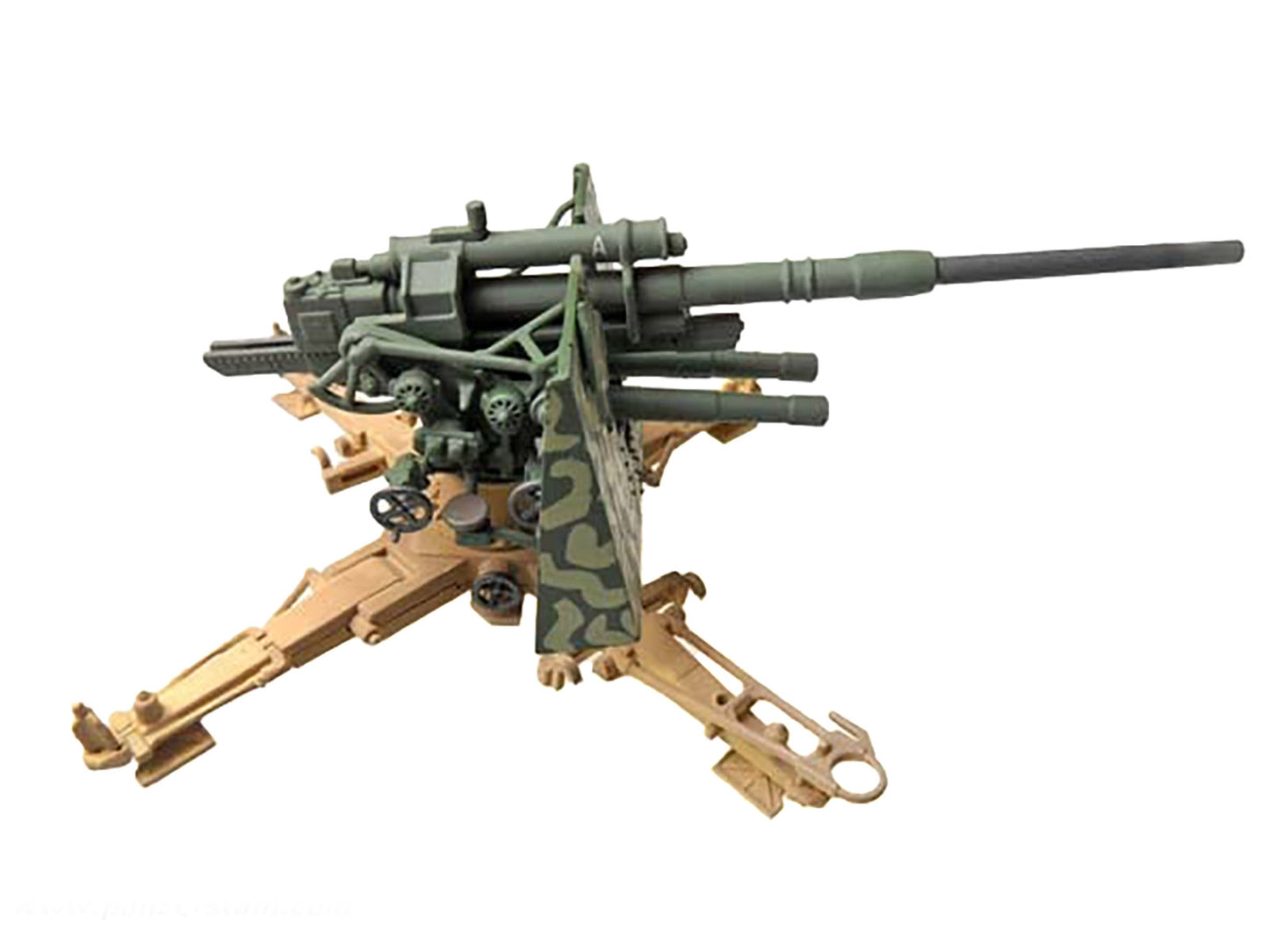 8.8cm Flak36 Gun "FlaRgt. Hermann Goring Sicily" (1943) German Army 1/72 Diecast Model by Panzerstahl