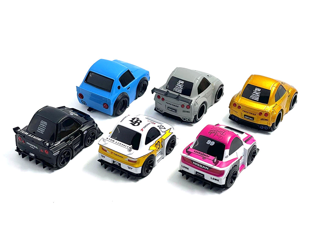 "QubeCarz" Series #1 Set of 6 pieces 1/64 Diecast Model Cars by Mini GT-DiecastModeler.com