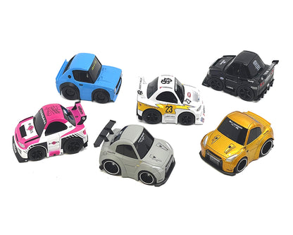 "QubeCarz" Series #1 Set of 6 pieces 1/64 Diecast Model Cars by Mini GT