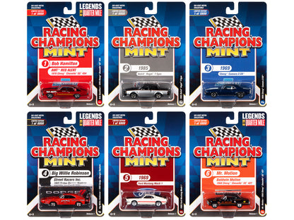"Racing Champions Mint 2022" Set of 6 Cars Release 1 1/64 Diecast Model Cars by Racing Champions-DiecastModeler.com