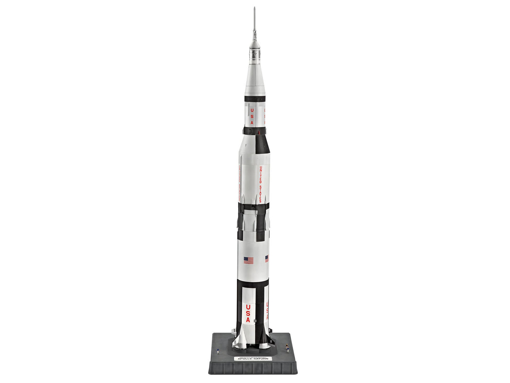 Level 4 Model Kit Apollo 11 Saturn V Rocket "50th Anniversary Moon Landing" 1/144 Scale Model by Revell-DiecastModeler.com