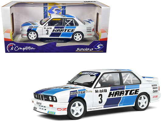 BMW E30 M3 Gr. A #3 Ingvar Carlsson - Per Carlsson "Adac Rallye Deutchland" (1990) "Competition" Series 1/18 Diecast Model Car by Solido-DiecastModeler.com