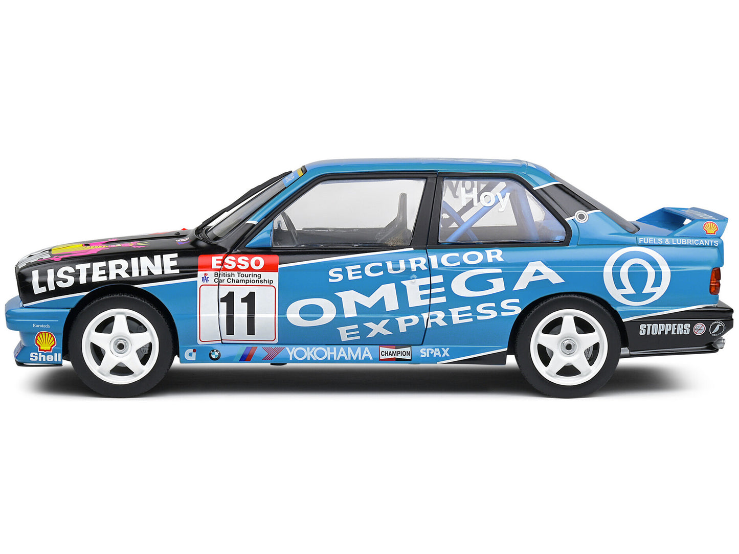 BMW E30 M3 #11 Will Hoy Winner "BTCC (British Touring Car Championship)" (1991) "Competition" Series 1/18 Diecast Model Car by Solido-DiecastModeler.com