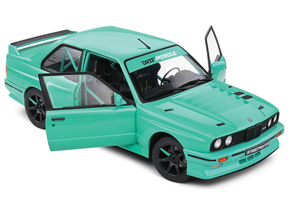 1990 BMW E30 M3 Custom "Drift Missile" Blue 1/18 Diecast Model Car by Solido