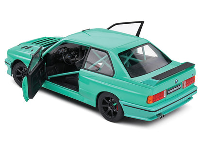 1990 BMW E30 M3 Custom "Drift Missile" Blue 1/18 Diecast Model Car by Solido