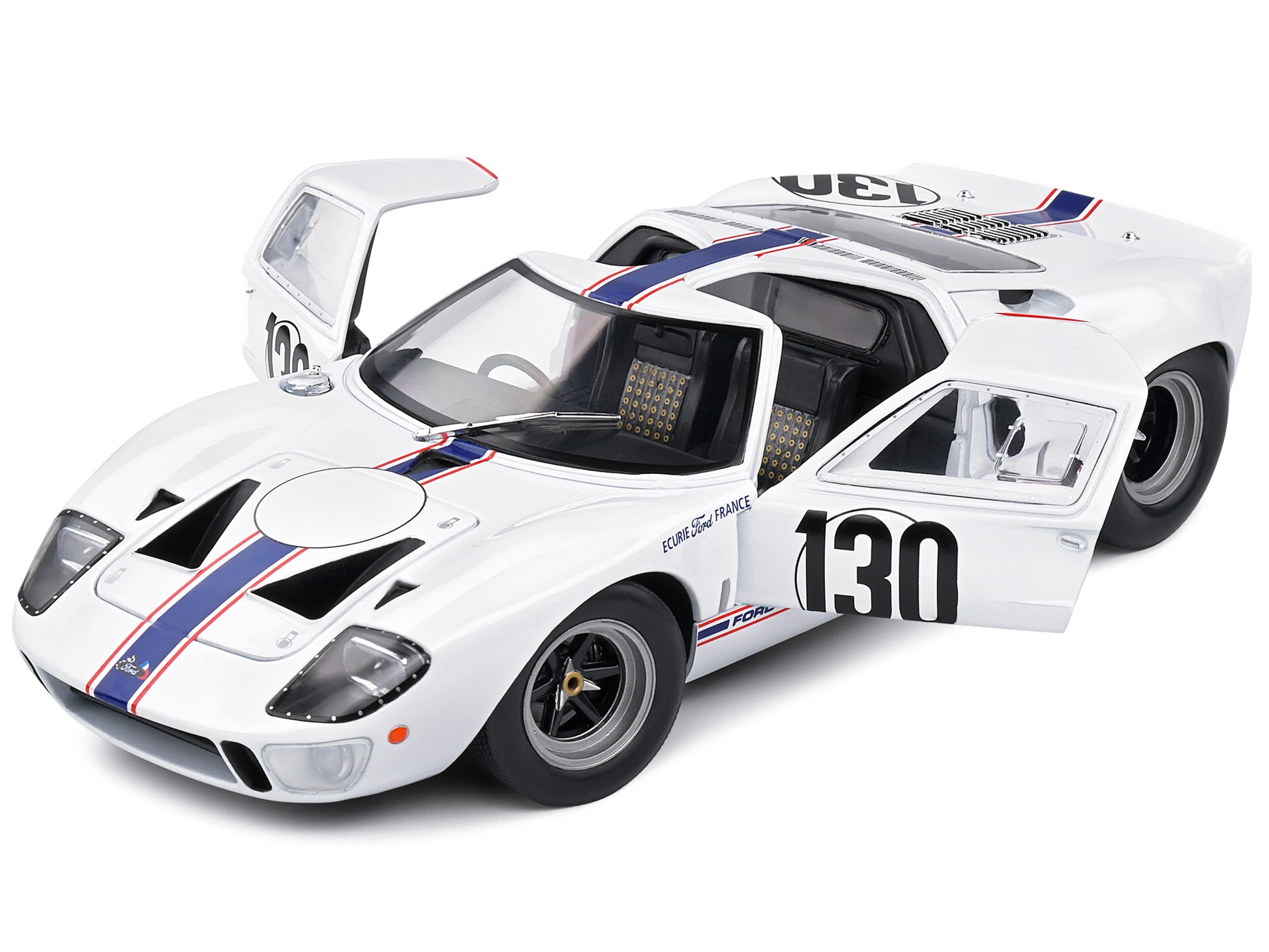 Ford GT40 MK1 #130 Henri Greder - Jean-Michel Giorgi "Targa Florio" (1967) "Competition" Series 1/18 Diecast Model Car by Solido-DiecastModeler.com