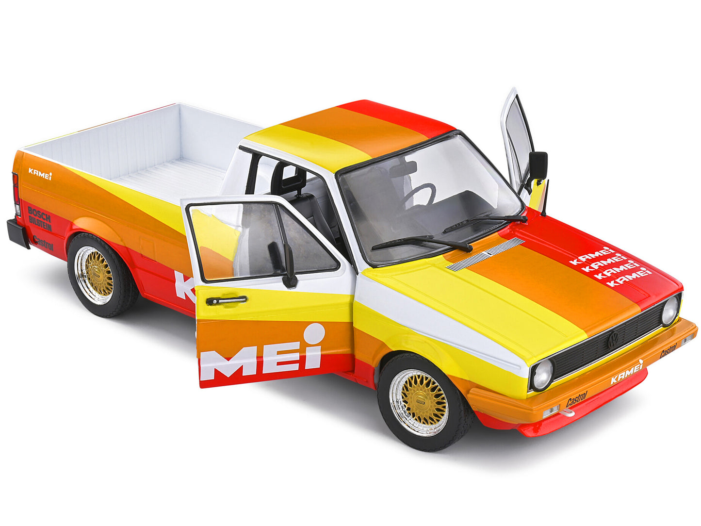 1982 Volkswagen Caddy MK 1 Pickup Truck "Kamei Tribute" 1/18 Diecast Model Car by Solido-DiecastModeler.com