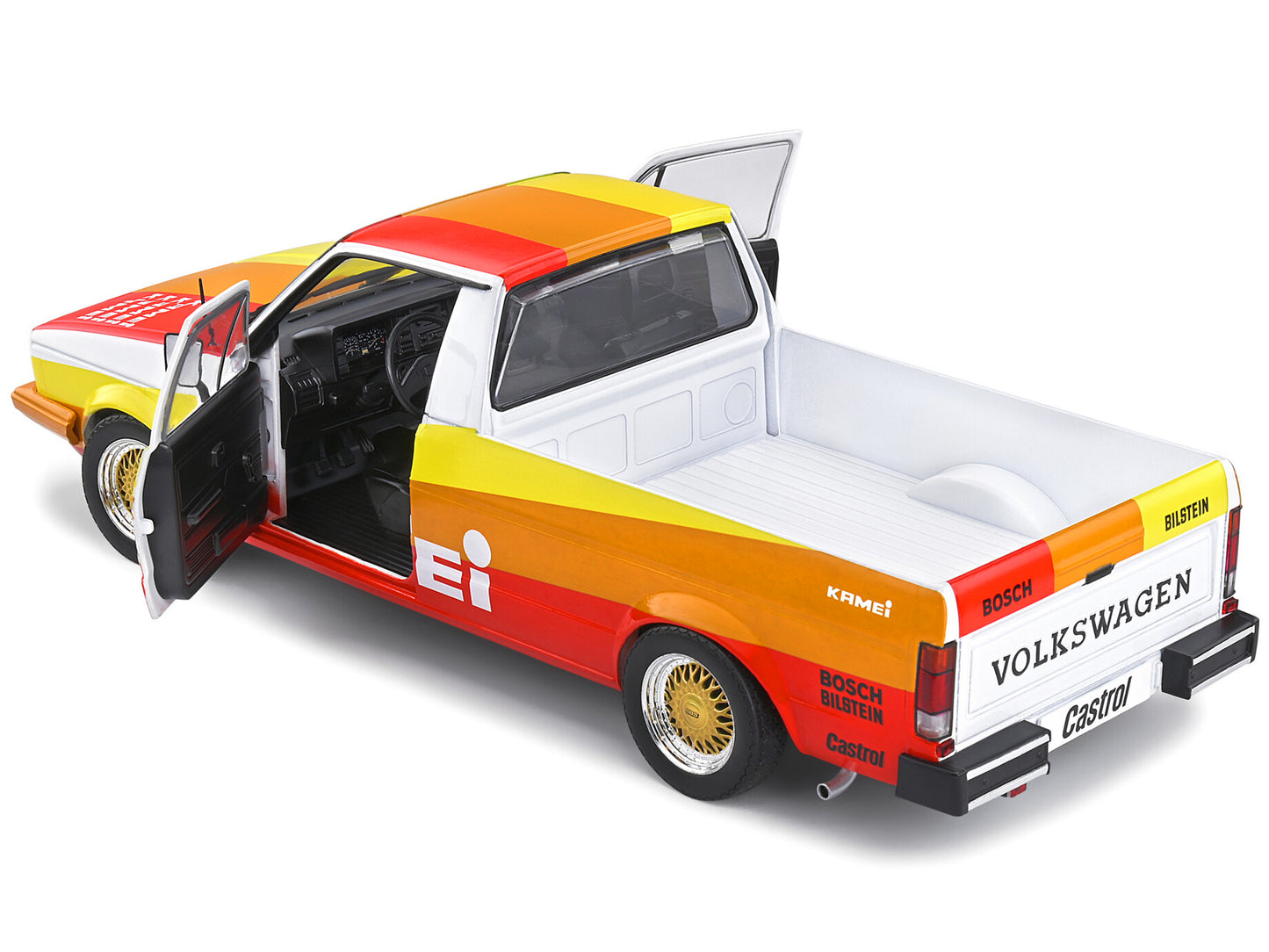 1982 Volkswagen Caddy MK 1 Pickup Truck "Kamei Tribute" 1/18 Diecast Model Car by Solido-DiecastModeler.com