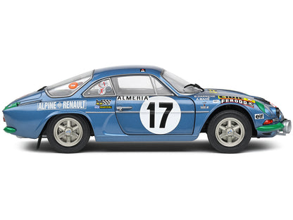 Alpine A110 1600S #17 Bernard Darniche - Alain Mahe "Rallye de Monte-Carlo" (1972) "Competition" Series 1/18 Diecast Model Car by Solido-DiecastModeler.com
