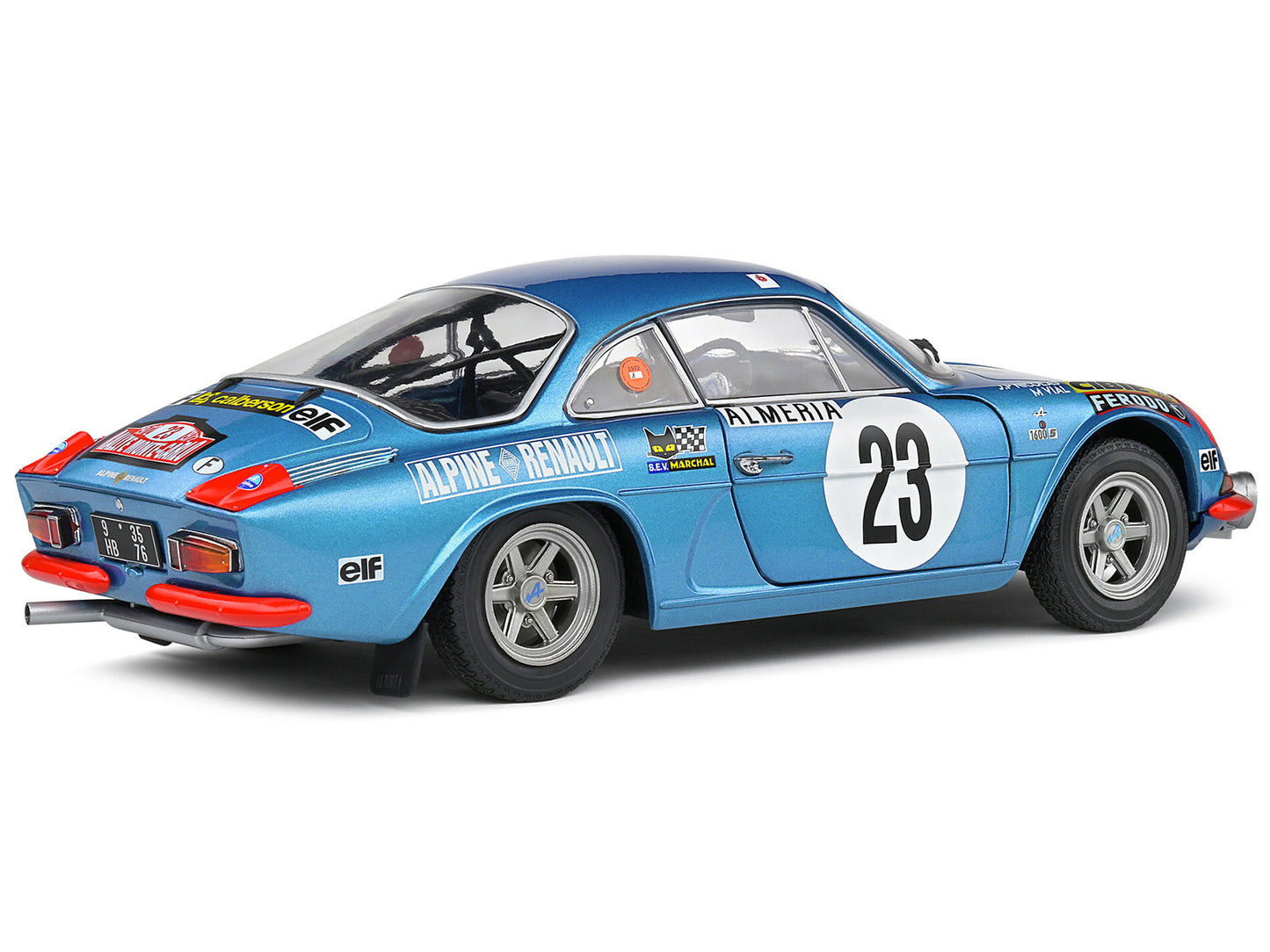 Alpine A110 1600S #23 Jean-Pierre Nicolas - Michel Vial "Rallye Monte-Carlo" (1972) "Competition" Series 1/18 Diecast Model Car by Solido-DiecastModeler.com