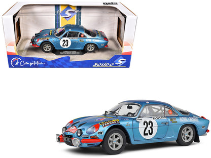 Alpine A110 1600S #23 Jean-Pierre Nicolas - Michel Vial "Rallye Monte-Carlo" (1972) "Competition" Series 1/18 Diecast Model Car by Solido-DiecastModeler.com