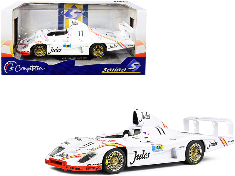 Porsche 936 RHD (Right Hand Drive) #11 Derek Bell - Jacky Ickx Winner 24H of Le Mans (1981) "Competition" Series 1/18 Diecast Model Car by Solido-DiecastModeler.com