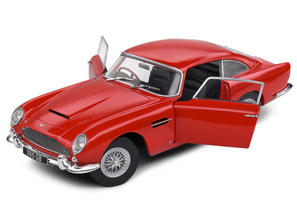 1964 Aston Martin DB5 RHD (Right Hand Drive) Red Metallic 1/18 Diecast Model Car by Solido-DiecastModeler.com