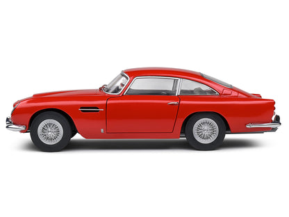 1964 Aston Martin DB5 RHD (Right Hand Drive) Red Metallic 1/18 Diecast Model Car by Solido-DiecastModeler.com