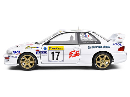 Subaru Impreza S5 WRC99 22B #17 Gilles Panizzi - Herve Panizzi "Monte Carlo Rally" (1999) "Competition" Series 1/18 Diecast Model Car by Solido-DiecastModeler.com