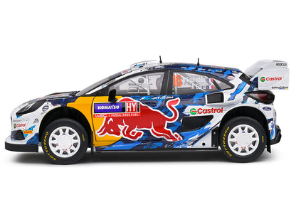 Ford Puma Rally1 Hybrid #16 Adrien Fourmaux - Alexandre Coria 3rd Place "Rally Sweden" (2024) "Competition" Series 1/18 Diecast Model Car by Solido-DiecastModeler.com