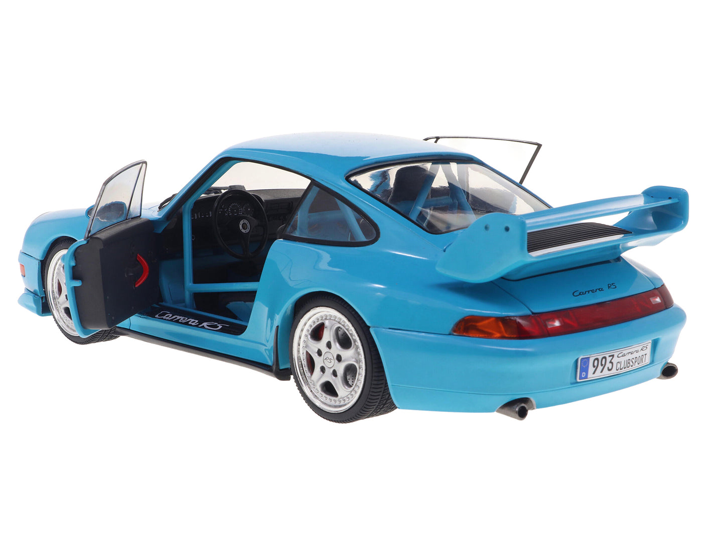 1997 Porsche 911 (993) Clubsport Riviera Blue 1/18 Diecast Model Car by Solido-DiecastModeler.com