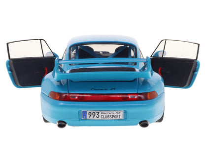 1997 Porsche 911 (993) Clubsport Riviera Blue 1/18 Diecast Model Car by Solido