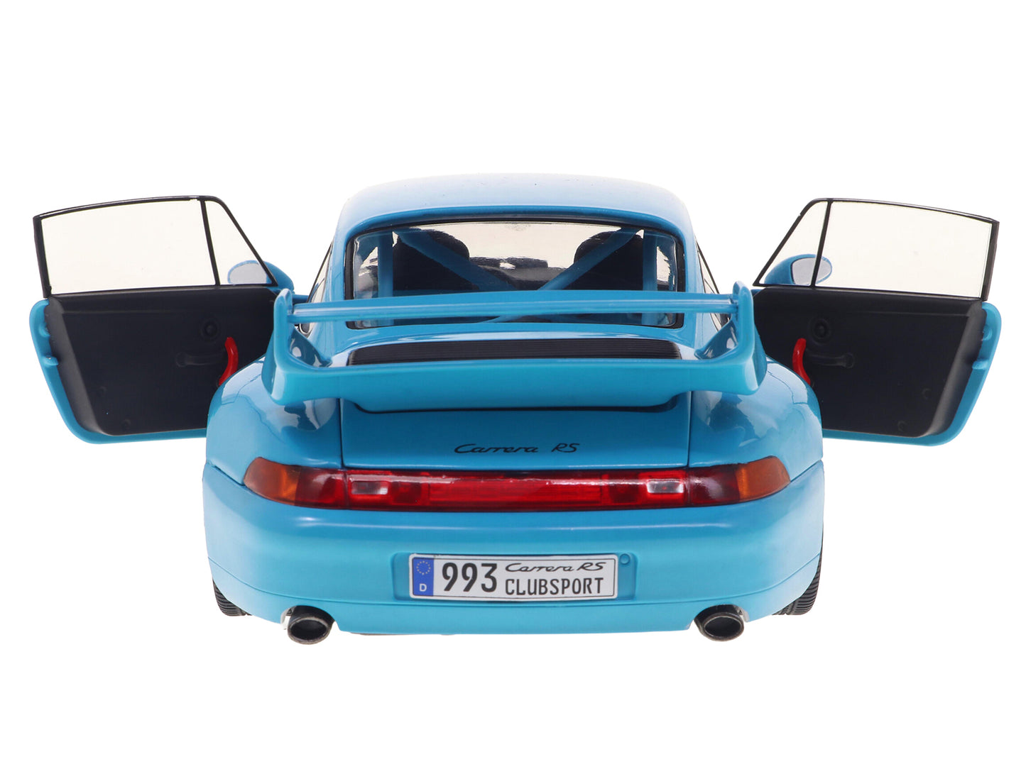 1997 Porsche 911 (993) Clubsport Riviera Blue 1/18 Diecast Model Car by Solido-DiecastModeler.com