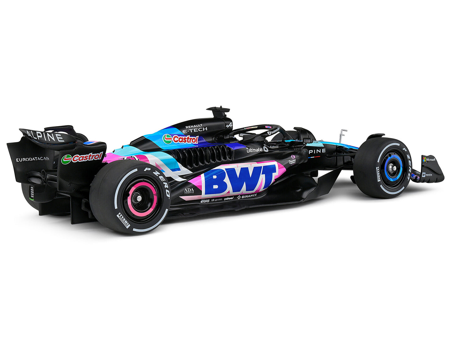 Alpine A524 Presentation Edition "BWT" "Formula One F1 World Championship" (2024) "Competition" Series 1/18 Diecast Model Car by Solido-DiecastModeler.com