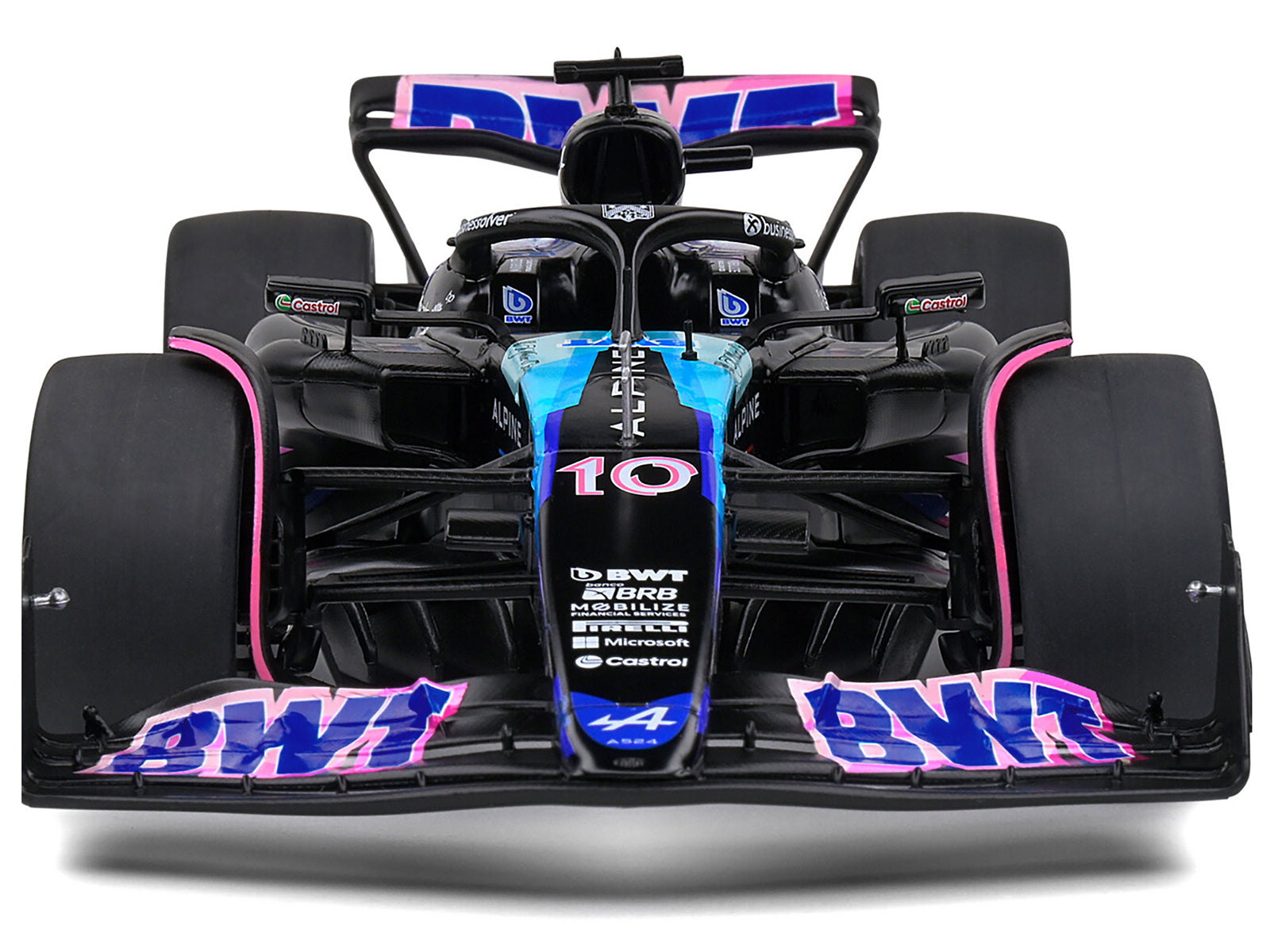 Alpine A524 Presentation Edition "BWT" "Formula One F1 World Championship" (2024) "Competition" Series 1/18 Diecast Model Car by Solido-DiecastModeler.com