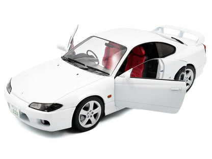 1999 Nissan Silvia (S15) Spec-R Aero RHD (Right Hand Drive) Aspen White 1/18 Diecast Model Car by Solido-DiecastModeler.com