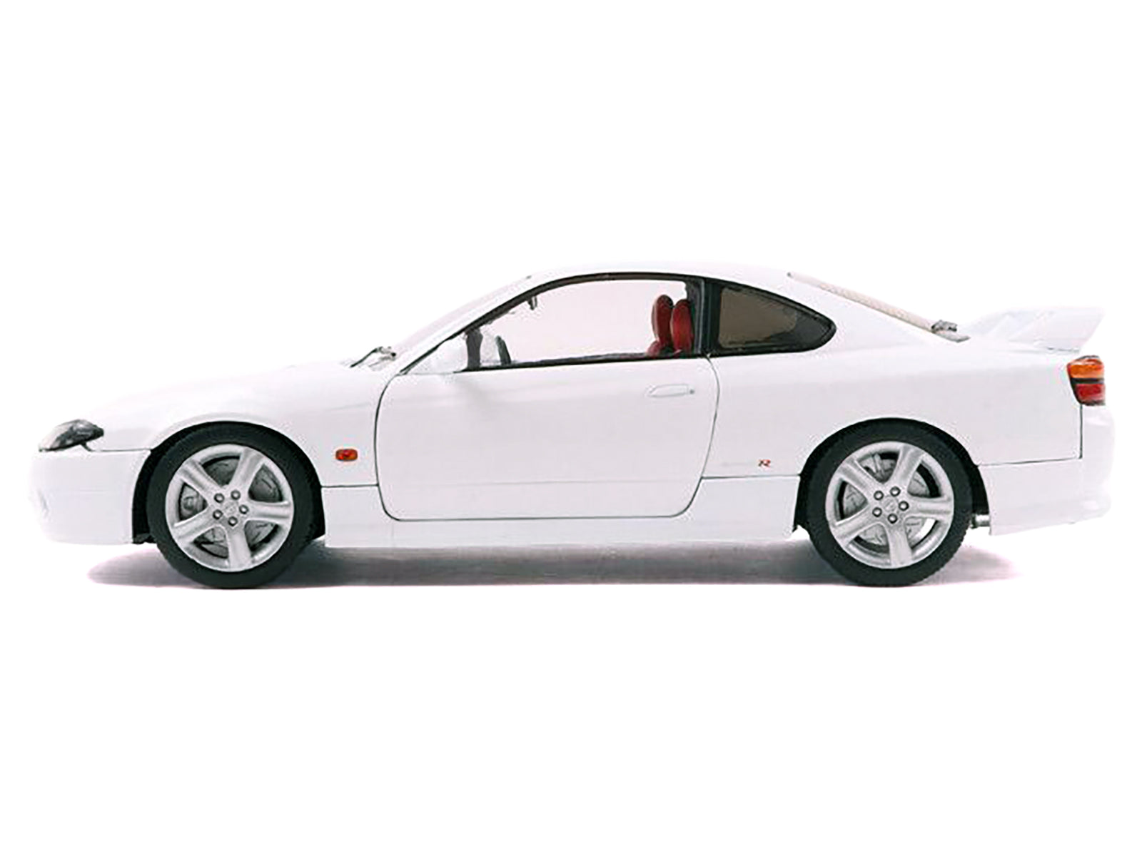 1999 Nissan Silvia (S15) Spec-R Aero RHD (Right Hand Drive) Aspen White 1/18 Diecast Model Car by Solido-DiecastModeler.com