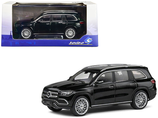 2020 Mercedes-Benz GLS Dark Green Metallic with AMG Wheels and Sunroof 1/43 Diecast Model Car by Solido-DiecastModeler.com