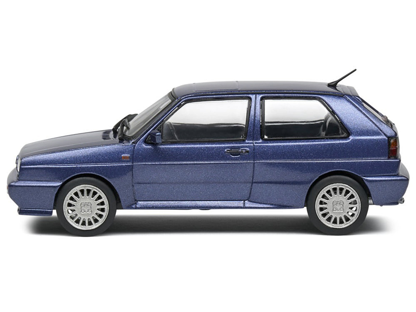 1989 Volkswagen Golf Rallye G60 Syncro Blue Metallic 1/43 Diecast Model Car by Solido-DiecastModeler.com