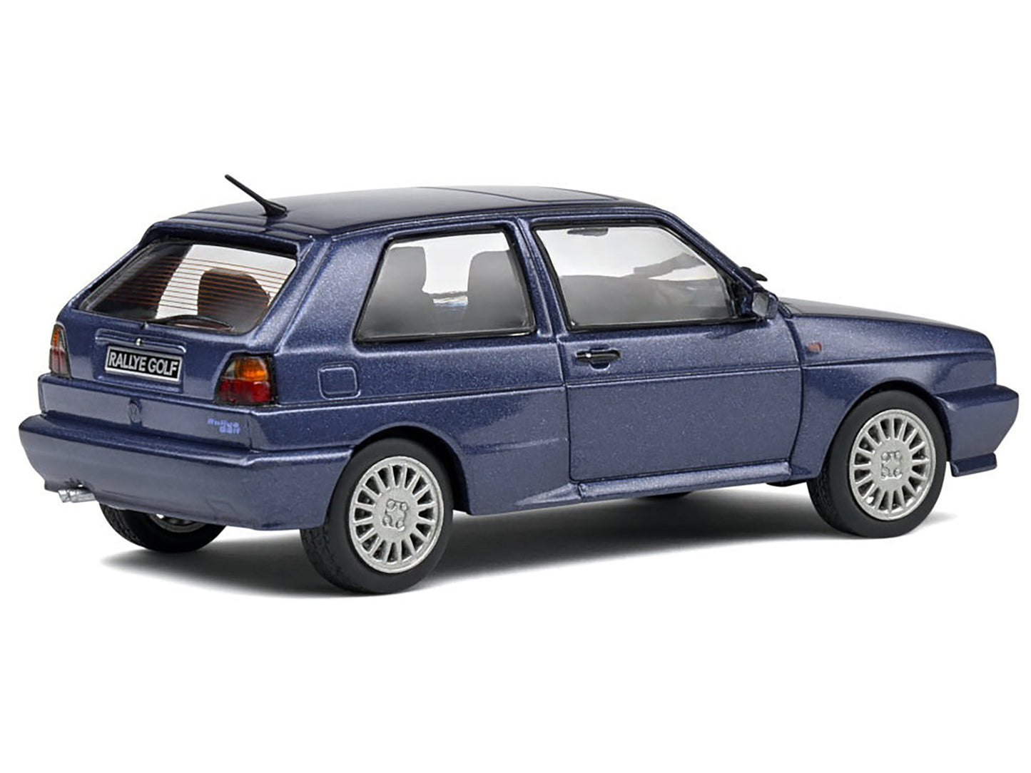 1989 Volkswagen Golf Rallye G60 Syncro Blue Metallic 1/43 Diecast Model Car by Solido-DiecastModeler.com
