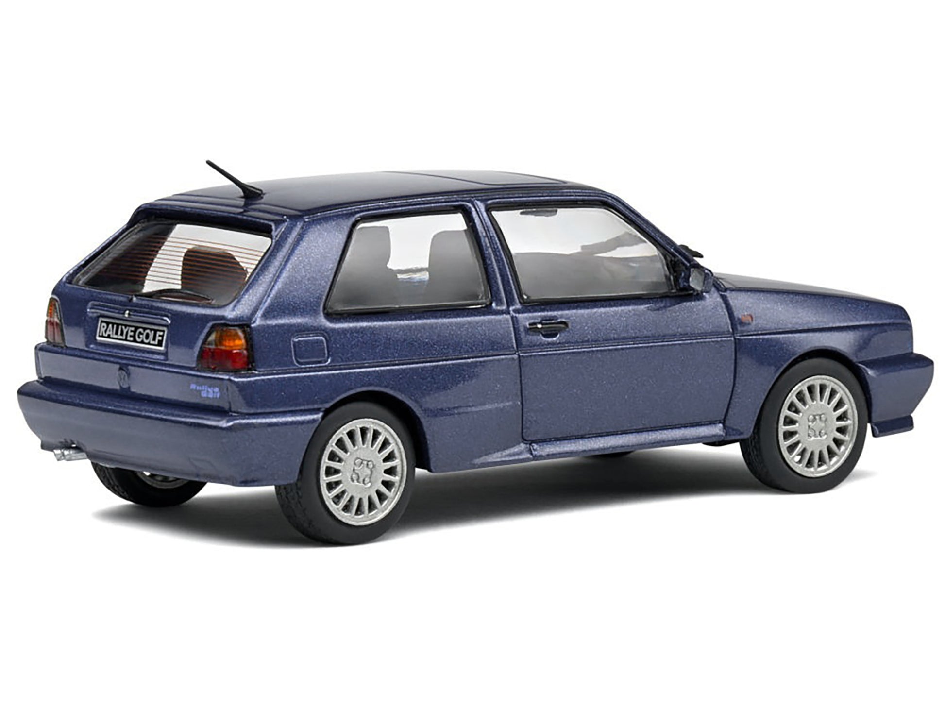 1989 Volkswagen Golf Rallye G60 Syncro Blue Metallic 1/43 Diecast Model Car by Solido-DiecastModeler.com