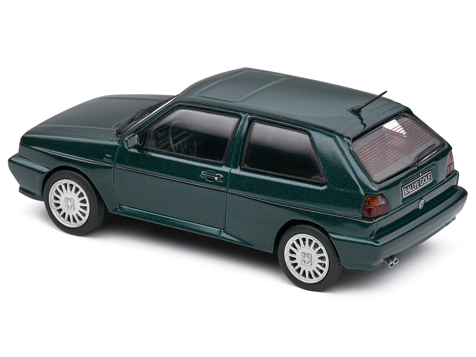 1989 Volkswagen Golf Rallye G60 Green Metallic 1/43 Diecast Model Car by Solido-DiecastModeler.com