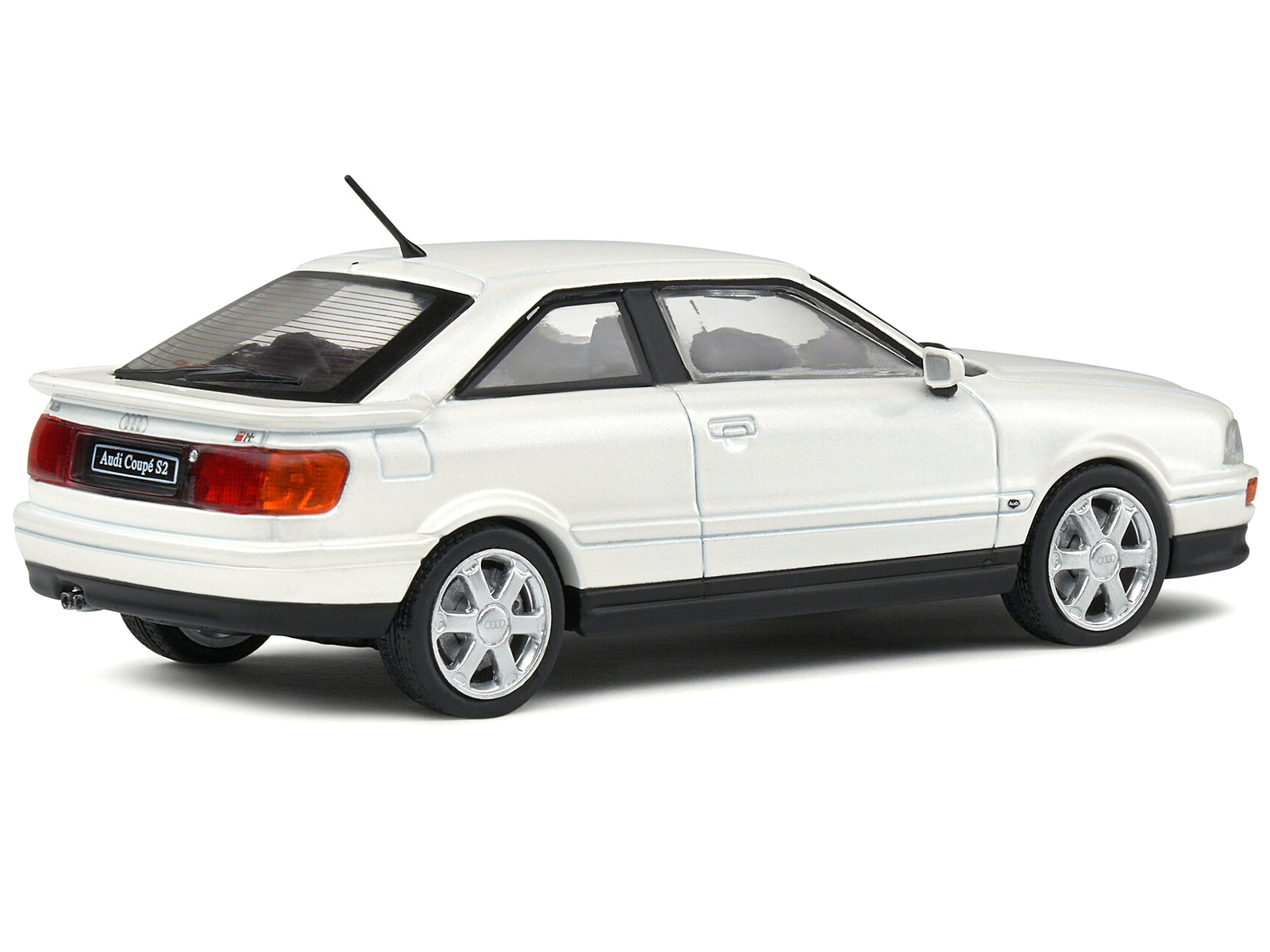 1992 Audi Coupe S2 Pearl White Metallic 1/43 Diecast Model Car by Solido-DiecastModeler.com