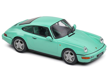 Porsche 911 (964) RS Clubsport Mint Green 1/43 Diecast Model Car by Solido-DiecastModeler.com