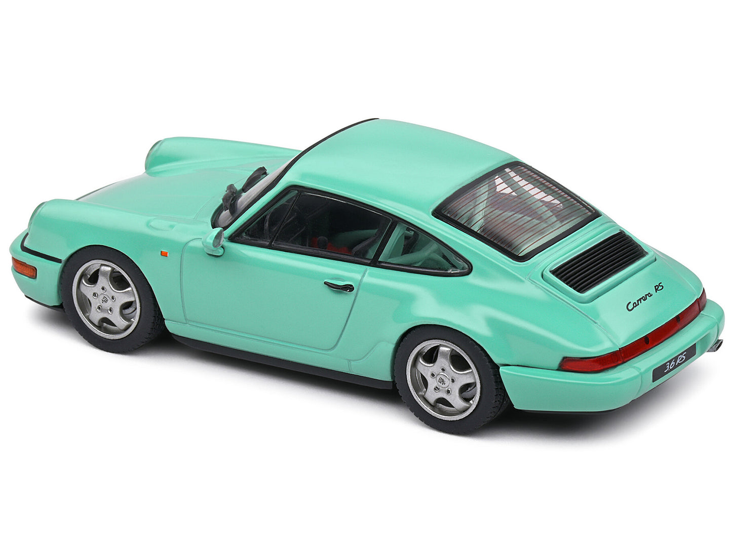 Porsche 911 (964) RS Clubsport Mint Green 1/43 Diecast Model Car by Solido-DiecastModeler.com