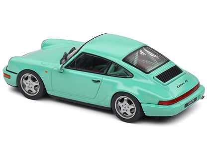 Porsche 911 (964) RS Clubsport Mint Green 1/43 Diecast Model Car by Solido-DiecastModeler.com