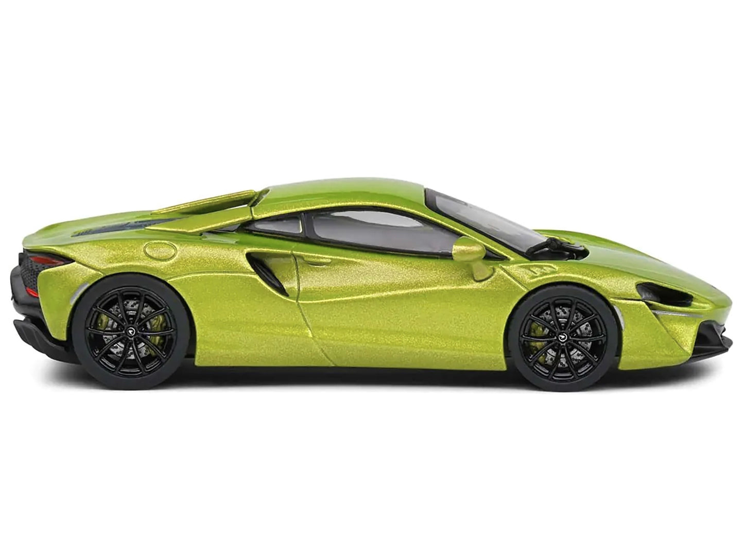 McLaren Artura Hybrid Supercar Light Green Metallic 1/43 Diecast Model Car by Solido-DiecastModeler.com