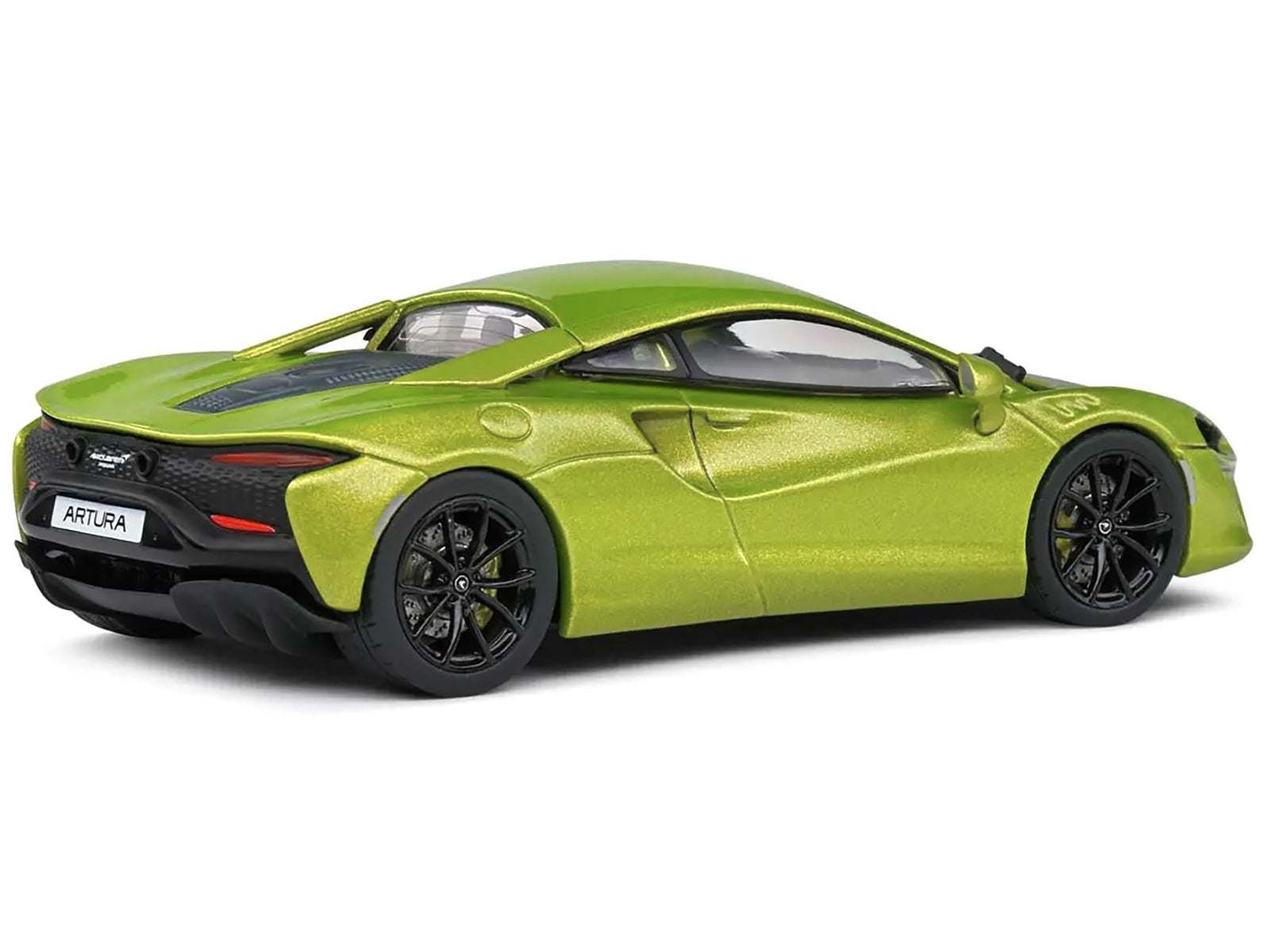 McLaren Artura Hybrid Supercar Light Green Metallic 1/43 Diecast Model Car by Solido-DiecastModeler.com