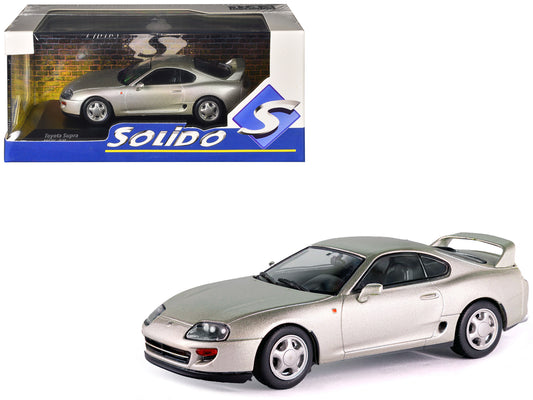 Toyota Supra MKIV Silver Metallic 1/43 Diecast Model Car by Solido-DiecastModeler.com