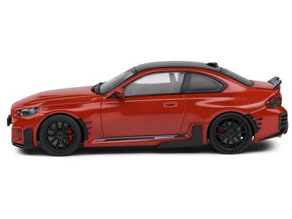 2023 BMW M2 M Performance Toronto Red Metallic with Black Top 1/43 Diecast Model Car by Solido