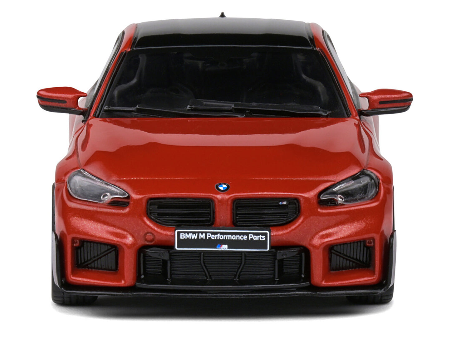 2023 BMW M2 M Performance Toronto Red Metallic with Black Top 1/43 Diecast Model Car by Solido