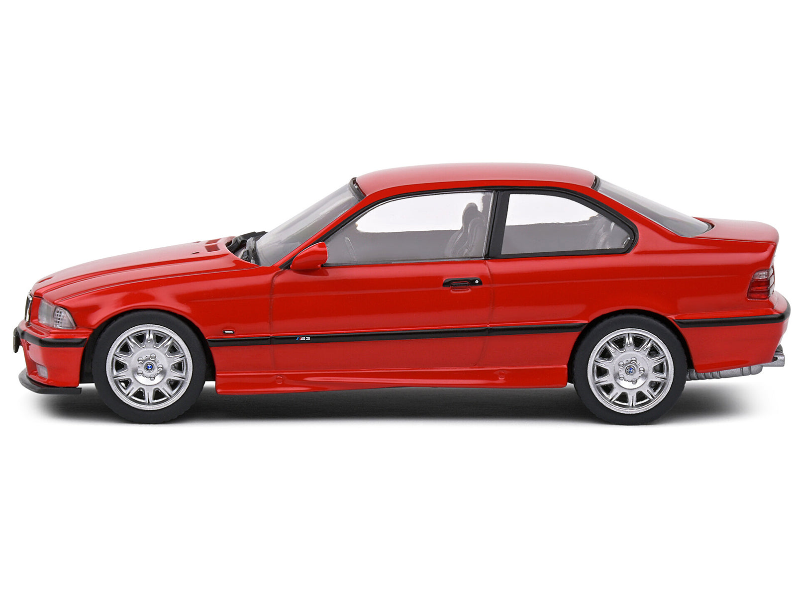 1999 BMW E36 M3 Coupe Brilliant Red 1/43 Diecast Model Car by Solido-DiecastModeler.com