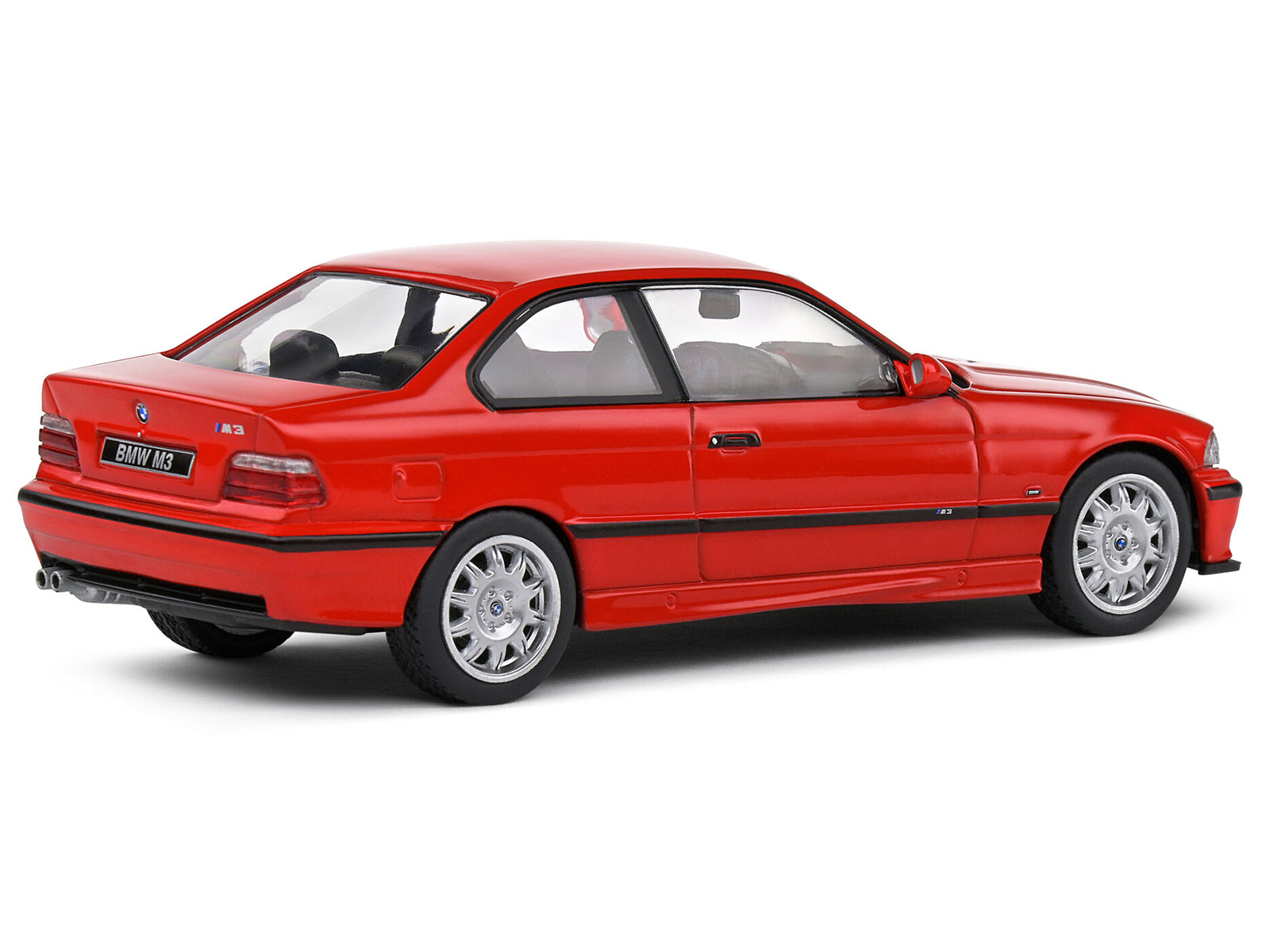 1999 BMW E36 M3 Coupe Brilliant Red 1/43 Diecast Model Car by Solido-DiecastModeler.com