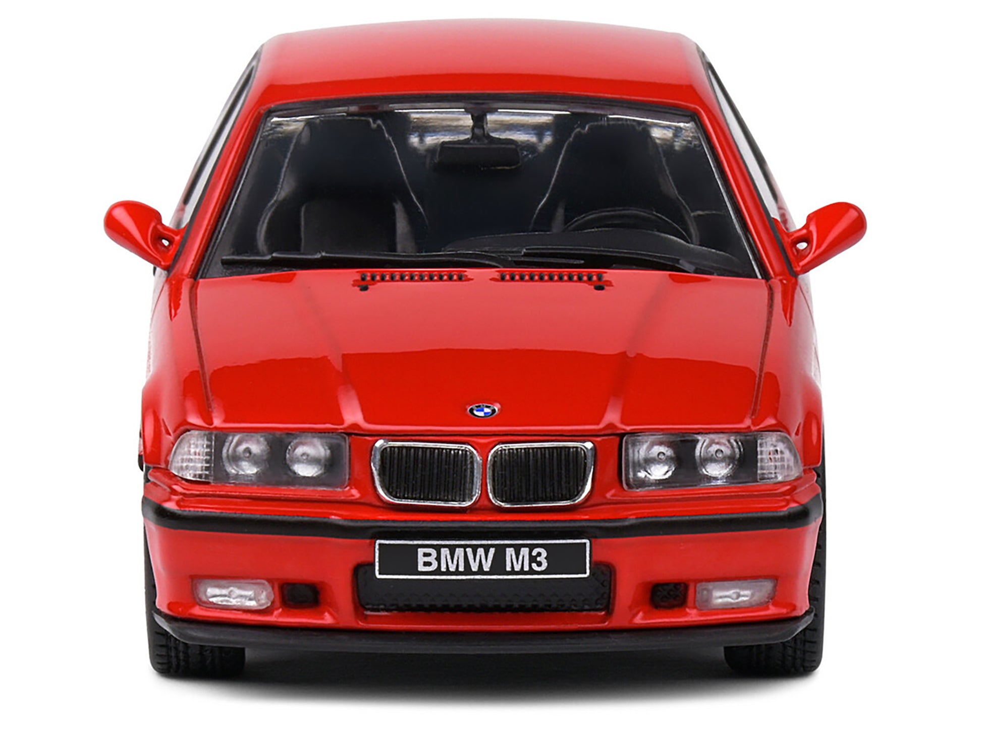1999 BMW E36 M3 Coupe Brilliant Red 1/43 Diecast Model Car by Solido-DiecastModeler.com